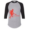 Unisex Three-Quarter Raglan Sleeve Baseball Jersey T-Shirt Thumbnail