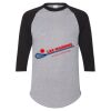 Unisex Three-Quarter Raglan Sleeve Baseball Jersey T-Shirt Thumbnail