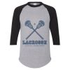 Unisex Three-Quarter Raglan Sleeve Baseball Jersey T-Shirt Thumbnail