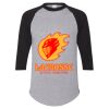 Unisex Three-Quarter Raglan Sleeve Baseball Jersey T-Shirt Thumbnail