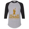 Unisex Three-Quarter Raglan Sleeve Baseball Jersey T-Shirt Thumbnail