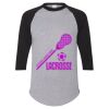 Unisex Three-Quarter Raglan Sleeve Baseball Jersey T-Shirt Thumbnail