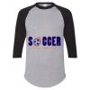 Unisex Three-Quarter Raglan Sleeve Baseball Jersey T-Shirt Thumbnail