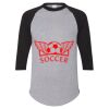 Unisex Three-Quarter Raglan Sleeve Baseball Jersey T-Shirt Thumbnail