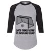 Unisex Three-Quarter Raglan Sleeve Baseball Jersey T-Shirt Thumbnail