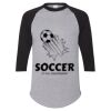 Unisex Three-Quarter Raglan Sleeve Baseball Jersey T-Shirt Thumbnail