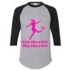 Unisex Three-Quarter Raglan Sleeve Baseball Jersey T-Shirt Thumbnail