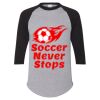 Unisex Three-Quarter Raglan Sleeve Baseball Jersey T-Shirt Thumbnail