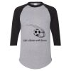 Unisex Three-Quarter Raglan Sleeve Baseball Jersey T-Shirt Thumbnail
