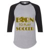 Unisex Three-Quarter Raglan Sleeve Baseball Jersey T-Shirt Thumbnail