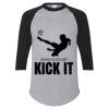 Unisex Three-Quarter Raglan Sleeve Baseball Jersey T-Shirt Thumbnail