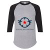 Unisex Three-Quarter Raglan Sleeve Baseball Jersey T-Shirt Thumbnail