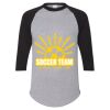 Unisex Three-Quarter Raglan Sleeve Baseball Jersey T-Shirt Thumbnail