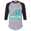 Unisex Three-Quarter Raglan Sleeve Baseball Jersey T-Shirt Thumbnail