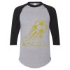 Unisex Three-Quarter Raglan Sleeve Baseball Jersey T-Shirt Thumbnail