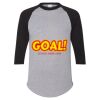Unisex Three-Quarter Raglan Sleeve Baseball Jersey T-Shirt Thumbnail