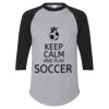 Unisex Three-Quarter Raglan Sleeve Baseball Jersey T-Shirt Thumbnail
