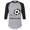Unisex Three-Quarter Raglan Sleeve Baseball Jersey T-Shirt Thumbnail