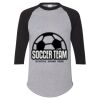 Unisex Three-Quarter Raglan Sleeve Baseball Jersey T-Shirt Thumbnail