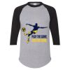 Unisex Three-Quarter Raglan Sleeve Baseball Jersey T-Shirt Thumbnail