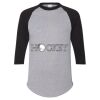 Unisex Three-Quarter Raglan Sleeve Baseball Jersey T-Shirt Thumbnail