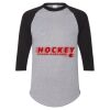 Unisex Three-Quarter Raglan Sleeve Baseball Jersey T-Shirt Thumbnail