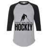 Unisex Three-Quarter Raglan Sleeve Baseball Jersey T-Shirt Thumbnail