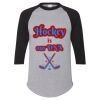 Unisex Three-Quarter Raglan Sleeve Baseball Jersey T-Shirt Thumbnail