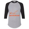 Unisex Three-Quarter Raglan Sleeve Baseball Jersey T-Shirt Thumbnail