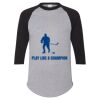Unisex Three-Quarter Raglan Sleeve Baseball Jersey T-Shirt Thumbnail