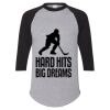 Unisex Three-Quarter Raglan Sleeve Baseball Jersey T-Shirt Thumbnail