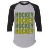Unisex Three-Quarter Raglan Sleeve Baseball Jersey T-Shirt Thumbnail
