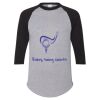 Unisex Three-Quarter Raglan Sleeve Baseball Jersey T-Shirt Thumbnail
