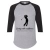 Unisex Three-Quarter Raglan Sleeve Baseball Jersey T-Shirt Thumbnail