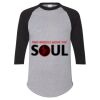 Unisex Three-Quarter Raglan Sleeve Baseball Jersey T-Shirt Thumbnail