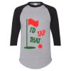 Unisex Three-Quarter Raglan Sleeve Baseball Jersey T-Shirt Thumbnail