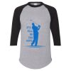Unisex Three-Quarter Raglan Sleeve Baseball Jersey T-Shirt Thumbnail
