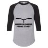 Unisex Three-Quarter Raglan Sleeve Baseball Jersey T-Shirt Thumbnail