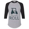 Unisex Three-Quarter Raglan Sleeve Baseball Jersey T-Shirt Thumbnail