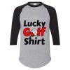 Unisex Three-Quarter Raglan Sleeve Baseball Jersey T-Shirt Thumbnail