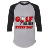 Unisex Three-Quarter Raglan Sleeve Baseball Jersey T-Shirt Thumbnail