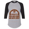 Unisex Three-Quarter Raglan Sleeve Baseball Jersey T-Shirt Thumbnail