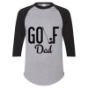 Unisex Three-Quarter Raglan Sleeve Baseball Jersey T-Shirt Thumbnail