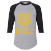 Unisex Three-Quarter Raglan Sleeve Baseball Jersey T-Shirt Thumbnail