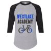 Unisex Three-Quarter Raglan Sleeve Baseball Jersey T-Shirt Thumbnail