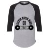 Unisex Three-Quarter Raglan Sleeve Baseball Jersey T-Shirt Thumbnail