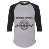 Unisex Three-Quarter Raglan Sleeve Baseball Jersey T-Shirt Thumbnail
