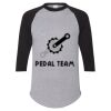 Unisex Three-Quarter Raglan Sleeve Baseball Jersey T-Shirt Thumbnail