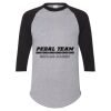 Unisex Three-Quarter Raglan Sleeve Baseball Jersey T-Shirt Thumbnail