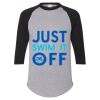 Unisex Three-Quarter Raglan Sleeve Baseball Jersey T-Shirt Thumbnail